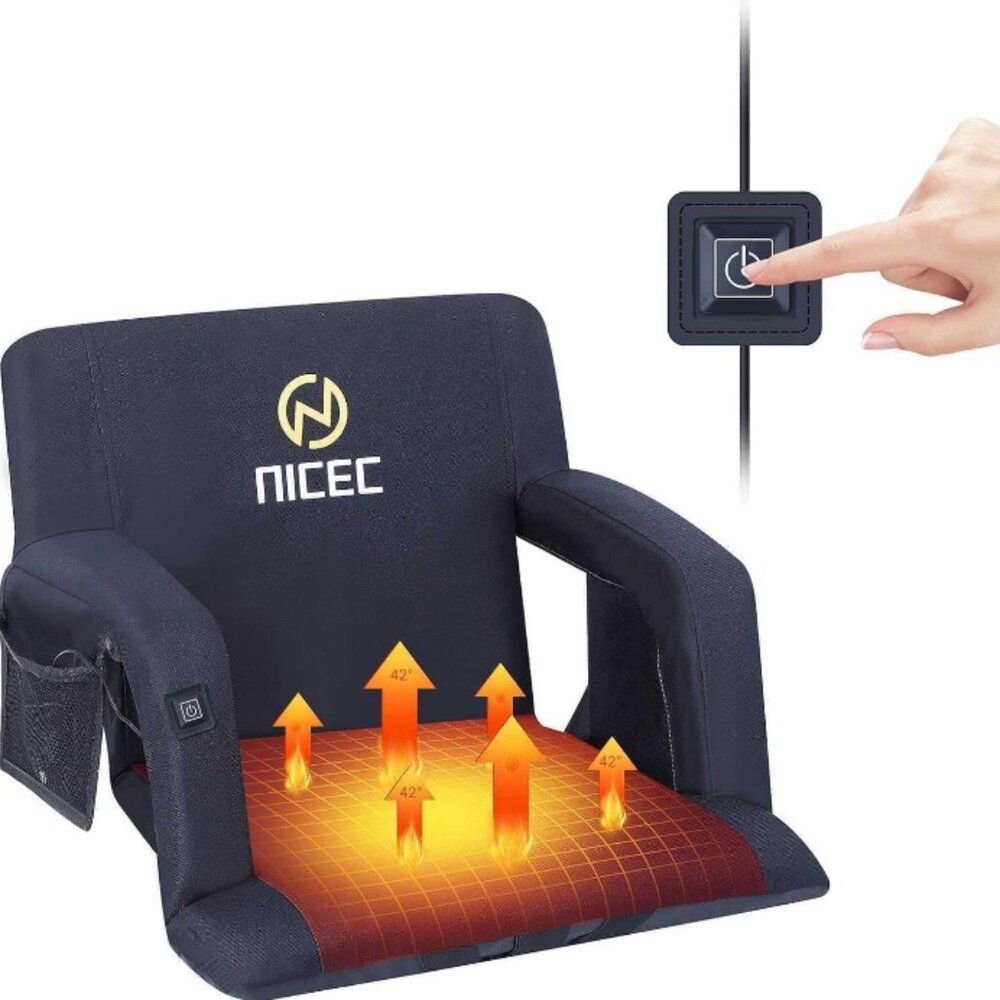 Nice C Heated Bleacher Seat